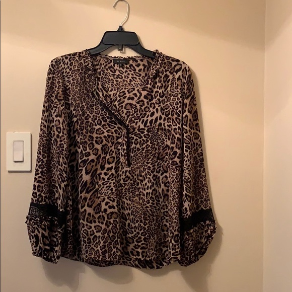 Le Gali leopard blouse Huge Fall Trend!!! - Picture 1 of 4